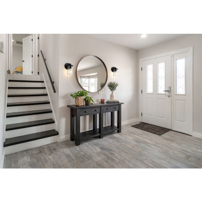 Thayer Matte Black 1 Light Wall Sconce Z-Lite 742-1S-MB | theLightShop