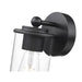 Thayer Matte Black 1 Light Wall Sconce Z-Lite 742-1S-MB | theLightShop