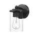Thayer Matte Black 1 Light Wall Sconce Z-Lite 742-1S-MB | theLightShop