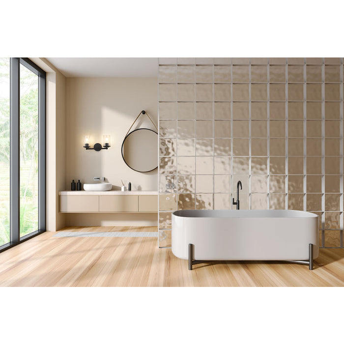 Thayer Matte Black 2 Light Vanity Light Z-Lite 742-2V-MB | theLightShop