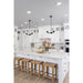 Thayer Matte Black 3 Light Chandelier Z-Lite 742-3MB | theLightShop