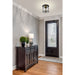 Thayer Matte Black 3 Light Flushmount Z-Lite 742F13-MB | theLightShop
