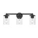 Thayer Matte Black 3 Light Vanity Light Z-Lite 742-3V-MB | theLightShop