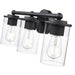 Thayer Matte Black 3 Light Vanity Light Z-Lite 742-3V-MB | theLightShop