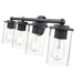 Thayer Matte Black 4 Light Vanity Light Z-Lite 742-4V-MB | theLightShop