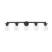 Thayer Matte Black 5 Light Vanity Light Z-Lite 742-5V-MB | theLightShop