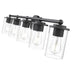 Thayer Matte Black 5 Light Vanity Light Z-Lite 742-5V-MB | theLightShop