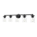 Thayer Matte Black 5 Light Vanity Light Z-Lite 742-5V-MB | theLightShop