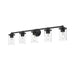 Thayer Matte Black 5 Light Vanity Light Z-Lite 742-5V-MB | theLightShop