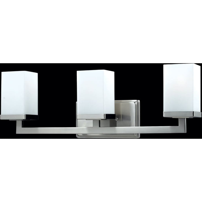 Tidal Brushed Nickel Vanity | theLightShop