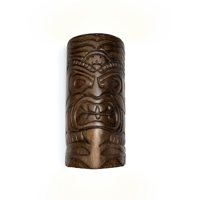 Tiki Dark Teak Wall Sconce - Wall Sconce