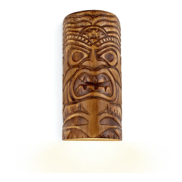 Tiki Downlight Amber Palm Wall Sconce - Wall Sconce