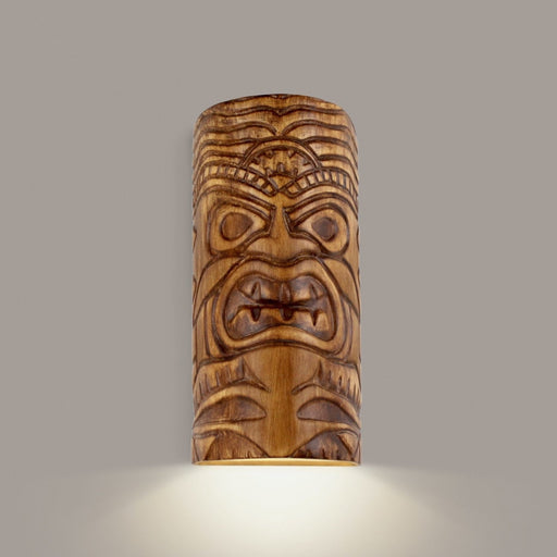 Tiki Downlight Amber Palm Wall Sconce - Wall Sconce