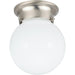 Tomkin Brushed Nickel LED Flush Mount - Flushmounts