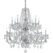Traditional Crystal 16 Light Clear Spectra Crystal Polished Chrome Chandelier - Chandeliers