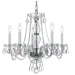 Traditional Crystal 5 Light Spectra Crystal Polished Chrome Chandelier - Chandeliers