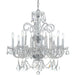Traditional Crystal 8 Light Spectra Crystal Polished Chrome Chandelier - Chandeliers