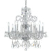 Traditional Crystal 8 Light Spectra Crystal Polished Chrome Chandelier - Chandeliers