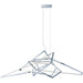 Trapezoid Polished Chrome LED Single Pendant - Pendants