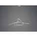 Trapezoid Polished Chrome LED Single Pendant - Pendants