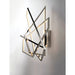 Trapezoid Polished Chrome LED Wall Sconce - Wall Sconce