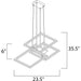 Traverse LED Champagne LED Entry Foyer Pendant - Pendants