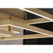 Traverse LED Champagne LED Entry Foyer Pendant - Pendants