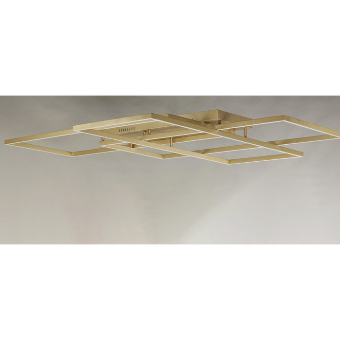Traverse LED Champagne LED Flush Mount - Flushmounts