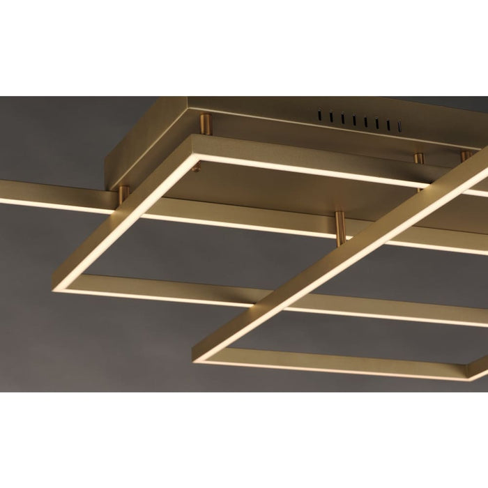 Traverse LED Champagne LED Flush Mount - Flushmounts
