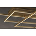 Traverse LED Champagne LED Flush Mount - Flushmounts