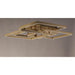 Traverse LED Champagne LED Flush Mount - Flushmounts