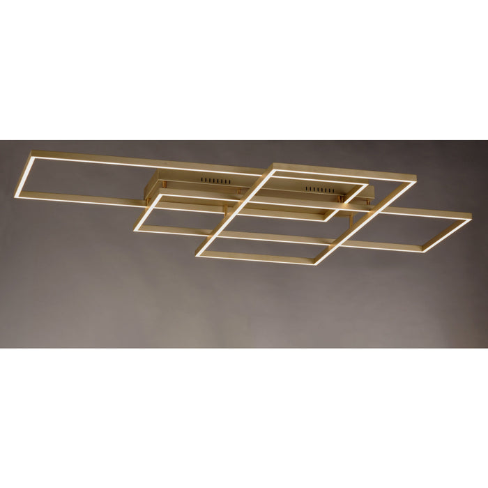 Traverse LED Champagne LED Flush Mount - Flushmounts