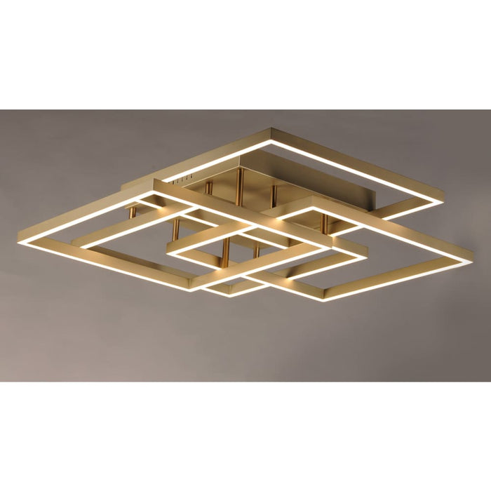 Traverse LED Champagne LED Flush Mount - Flushmounts
