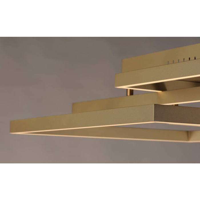 Traverse LED Champagne LED Flush Mount - Flushmounts