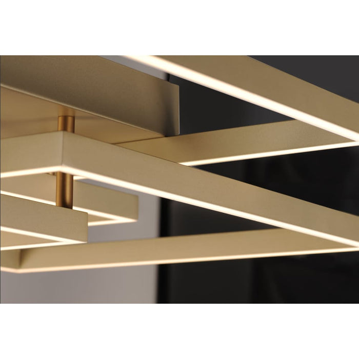 Traverse LED Champagne LED Flush Mount - Flushmounts