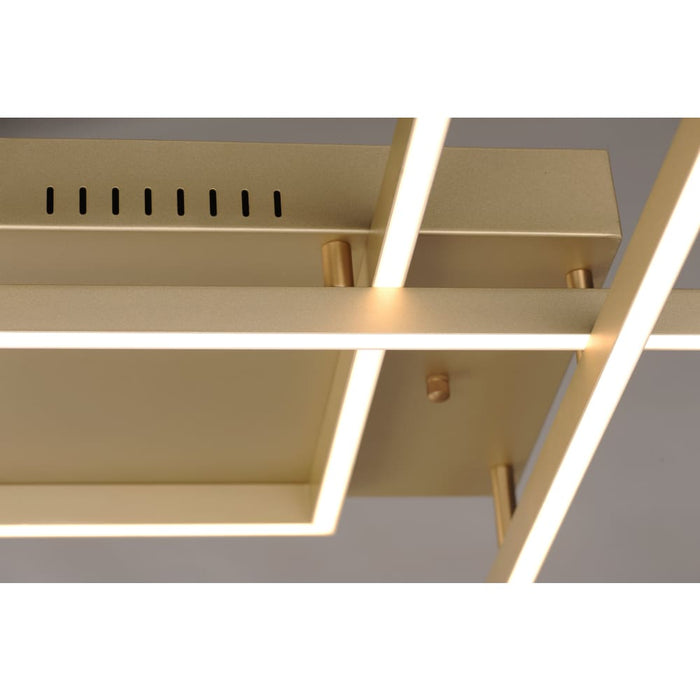 Traverse LED Champagne LED Flush Mount - Flushmounts