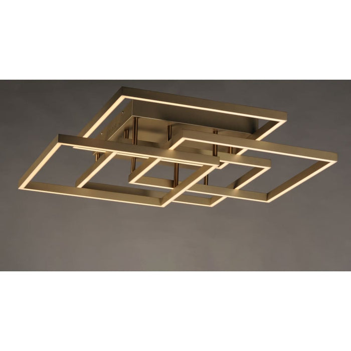 Traverse LED Champagne LED Flush Mount - Flushmounts