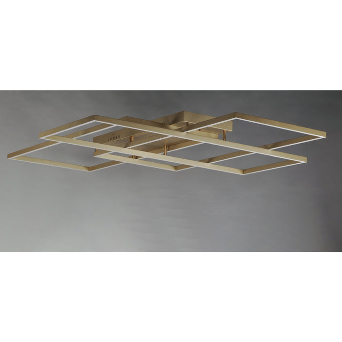 Traverse LED Champagne LED Flush Mount - Flushmounts