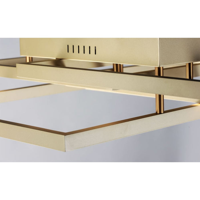 Traverse LED Champagne LED Flush Mount - Flushmounts