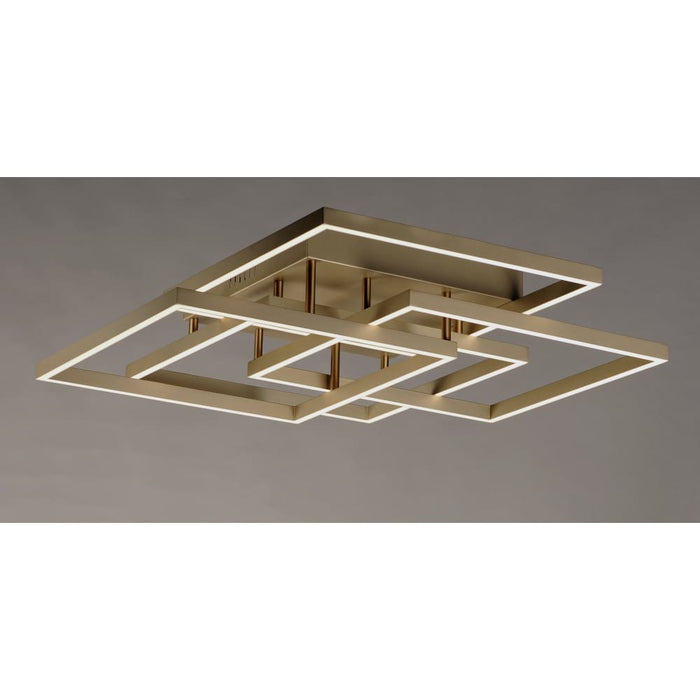 Traverse LED Champagne LED Flush Mount - Flushmounts
