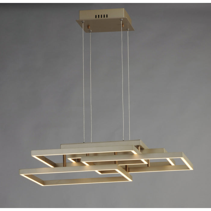 Traverse LED Champagne LED Single Pendant - Pendants