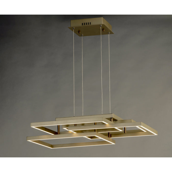 Traverse LED Champagne LED Single Pendant - Pendants