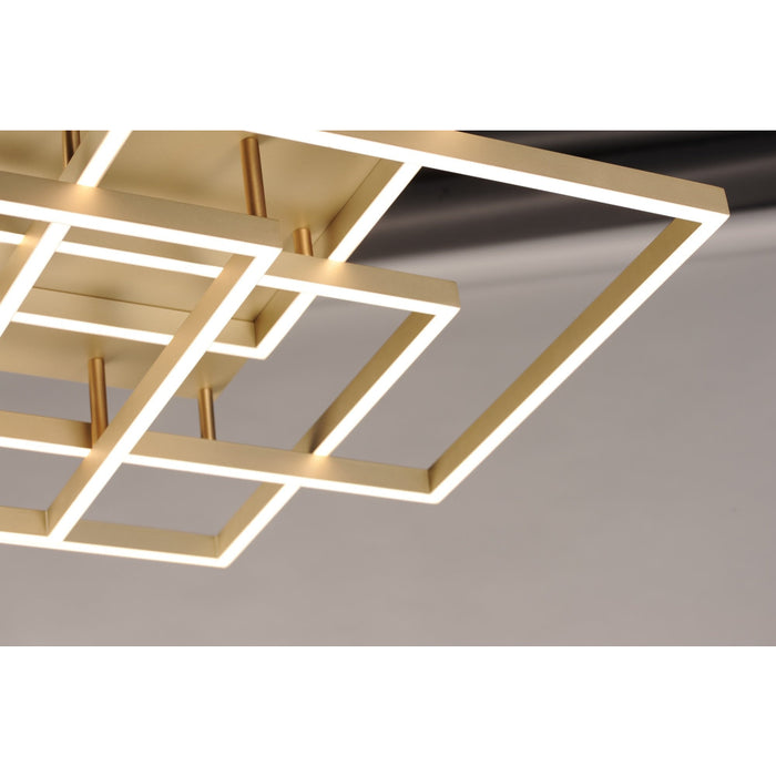 Traverse LED Champagne LED Single Pendant - Pendants