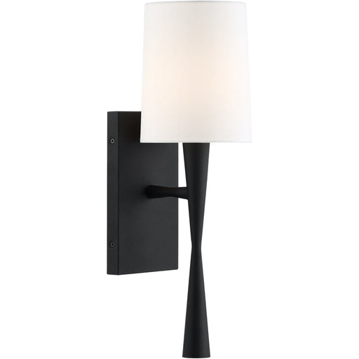 Trenton 1 Light Black Forged Sconce - Wall Sconce