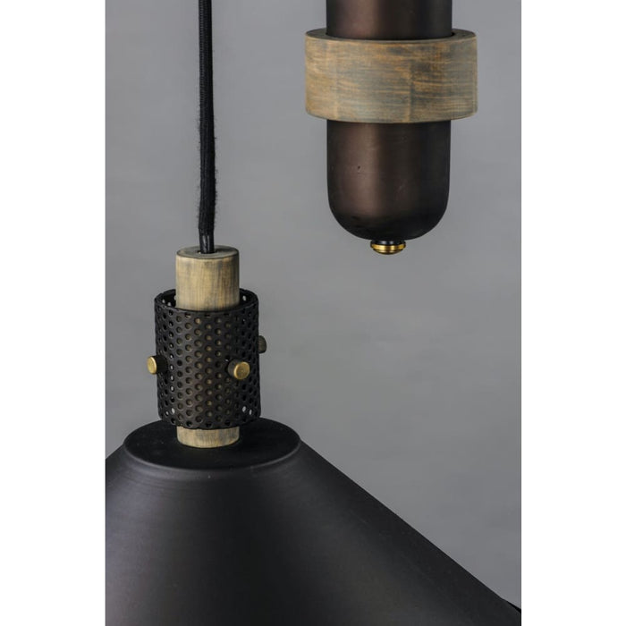 Tucson Oil Rubbed Bronze / Weathered Wood Single Pendant - Pendants