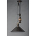 Tucson Oil Rubbed Bronze / Weathered Wood Single Pendant - Pendants