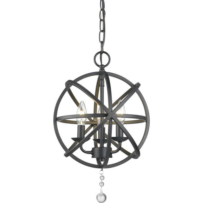 Tull Matte Black Chandelier | theLightShop