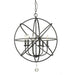 Tull Matte Black Chandelier | theLightShop