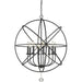 Tull Matte Black Chandelier | theLightShop