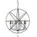 Tull Matte Black Chandelier | theLightShop